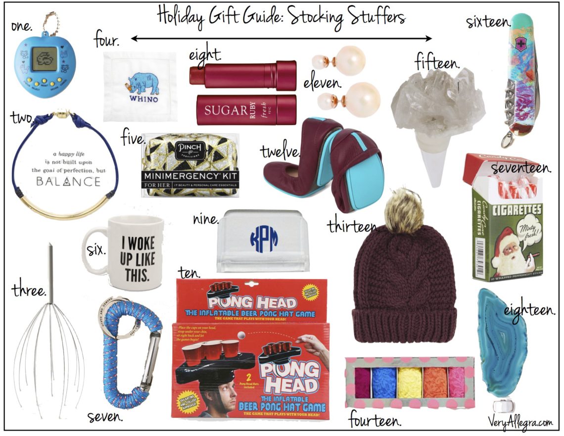 Holiday Gift Guide: Stocking Stuffers - VeryAllegra