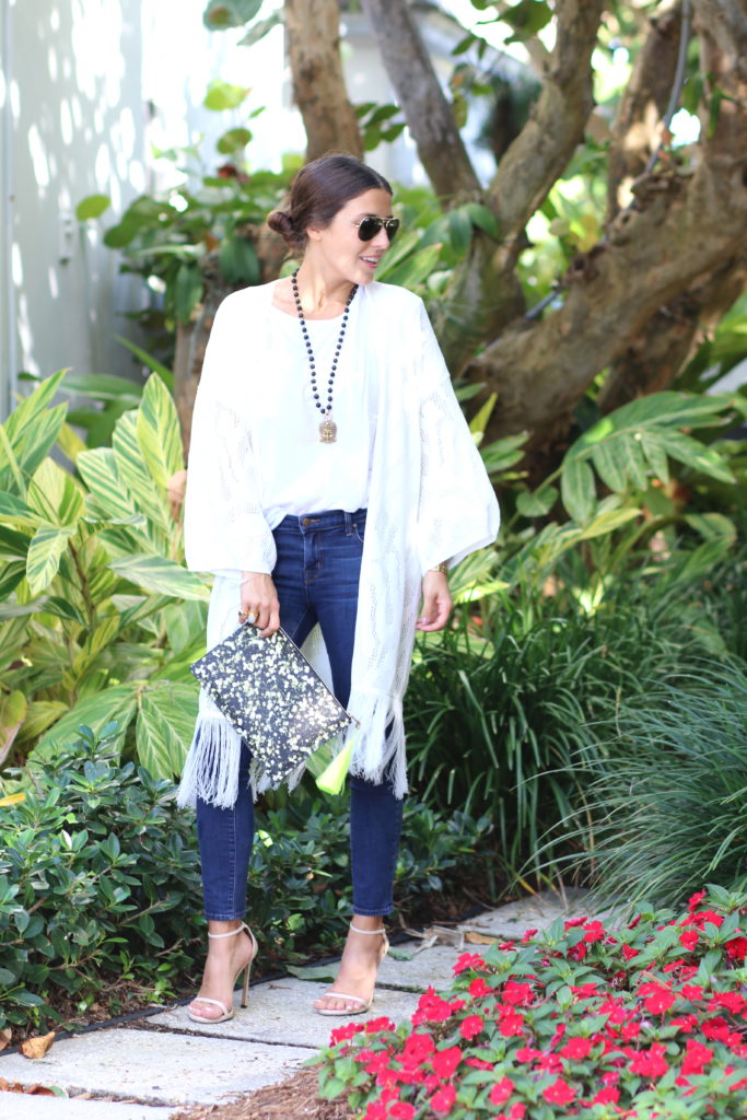 How to wear a Summer Kimono in Fall