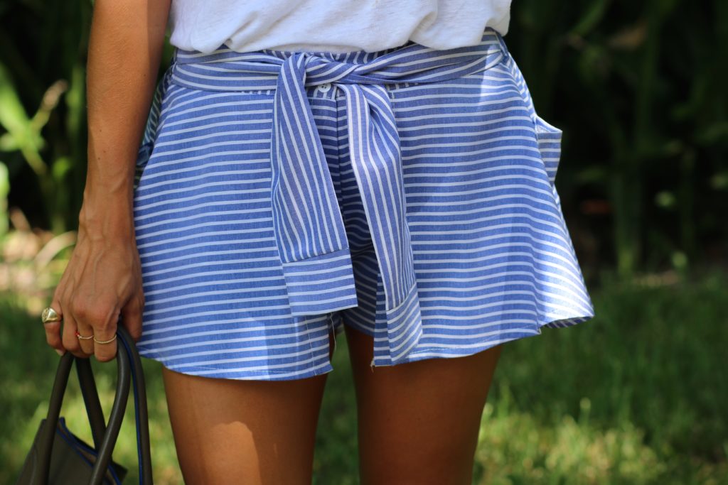 Striped "Shirt" Shorts