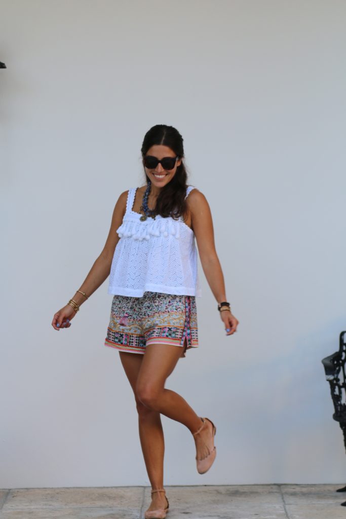 Calypso Embroidered Shorts
