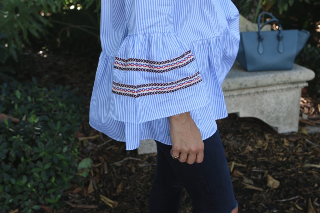 Summer Stripes transition into Fall + sleeves