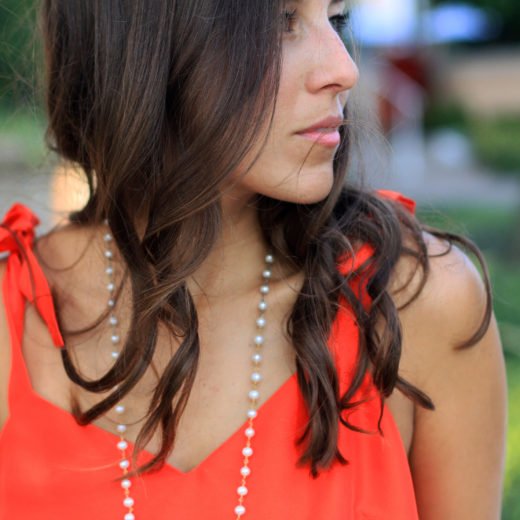 Red Bow Tank & Ripped Jeans 10