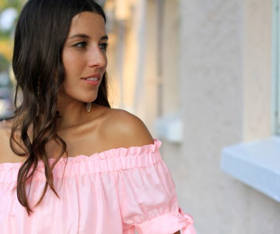 Pink Top, White Shorts & Fun Sandals