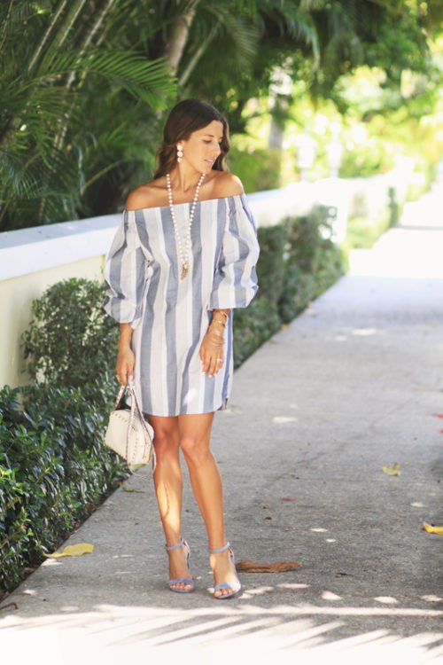 Grey Striped Dress from The Curated Look - VeryAllegra