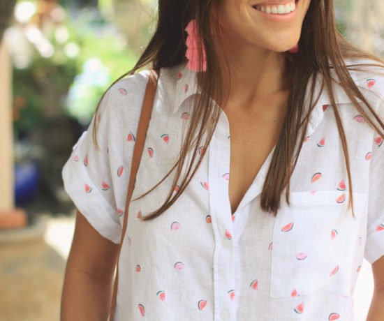 Linen Button Down & Jeans