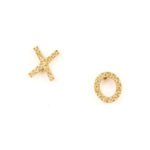 XO Diamond Stud Earrings