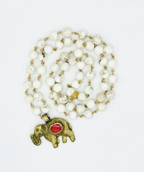 Red Elephant Necklace