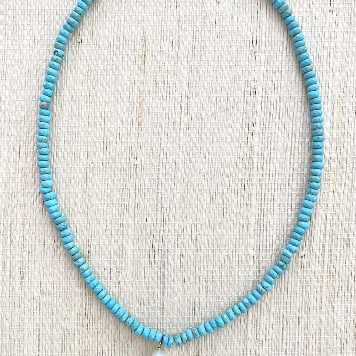 Turquoise Pearl Necklace - VeryAllegra