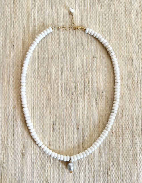 White Turquoise Necklace